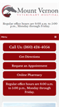 Mobile Screenshot of mountvernonvethospital.com